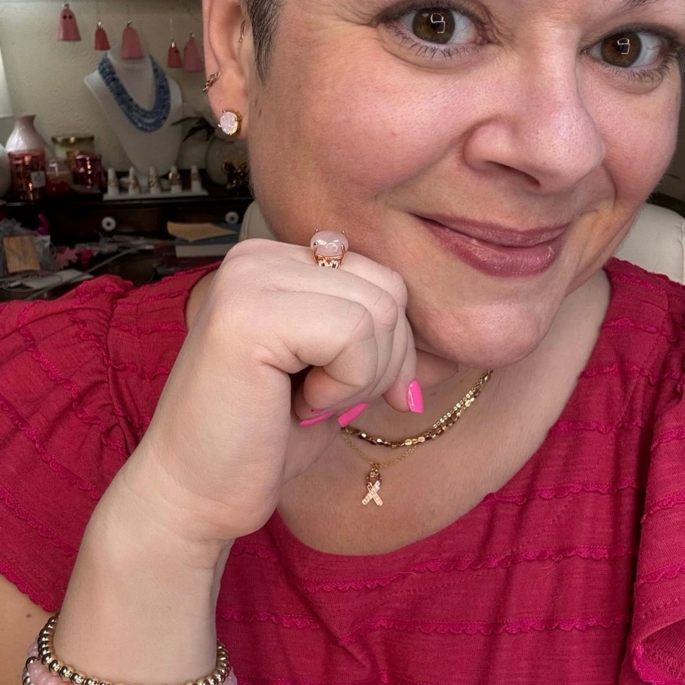 Park Lane “Pink Opal” Impression Earrings! BNIB!! - Picture 2 of 13